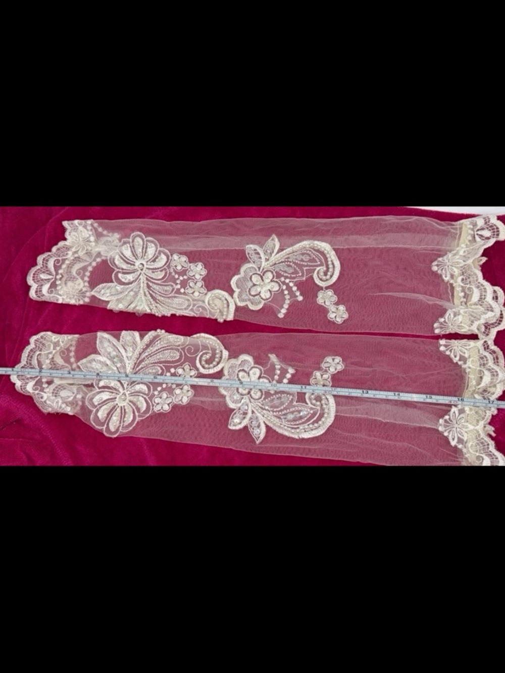 Floral Lace Bridal Sleeves, Sheer Tulle Wedding Arm Sleeves with a Vintage Look